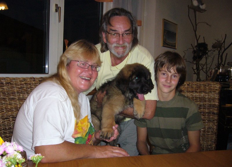 Diamond2622.jpg - Diamond mit Bea, Charly und Sohn